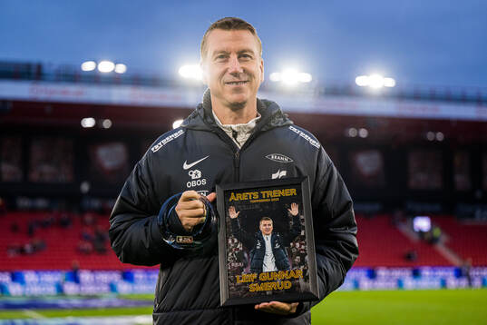 Leif Gunnar Smerud, head coach of Brann, with the manager