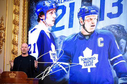 Mats Sundin has been awarded the inaugural Börje Salming