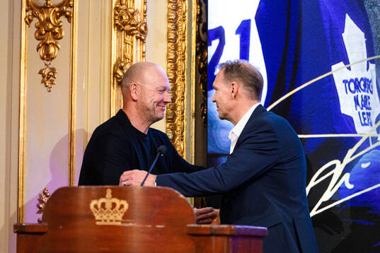 Mats Sundin and Nicklas Lidström