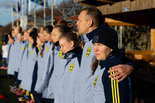 Sveriges förbundskapten Lotta Hellenberg