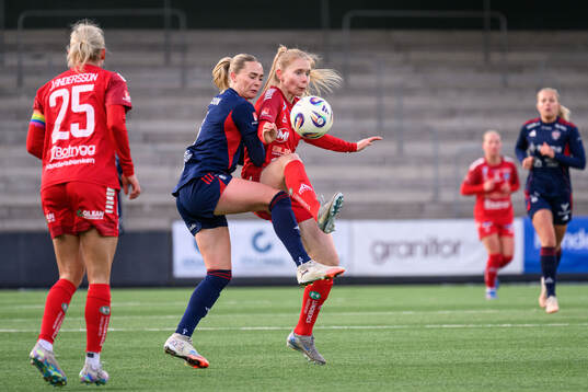 Rosengårds Emma Jansson och Linköpings Malin Johnsen Brenn