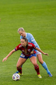 Vittsjös Hanna Ekengren och Malmö FFs Sanna Kullberg