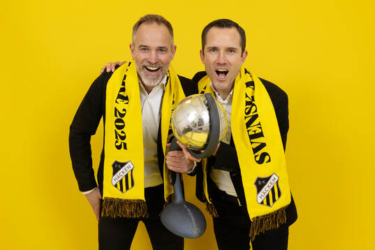 Häckens sportchef Christian Lundström och fotbollschef