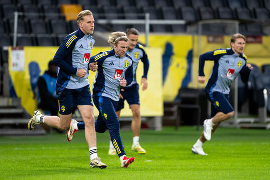 Herman Johansson and Emil Forsberg of the Swedish men's