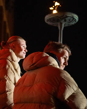 Erling Braut Haaland and Martin Ødegaard of Norway