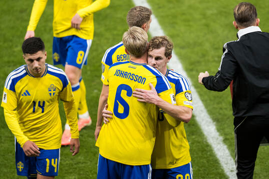 Herman Johansson and Emil Krafth of Sweden