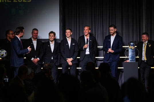 Mjällbys kommunikationsansvarige Jesse James Wahlberg,