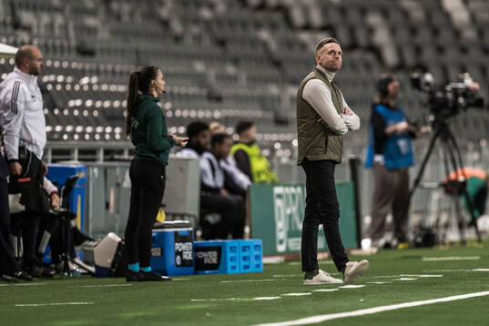Coach Martin Sjögren of Hammarby