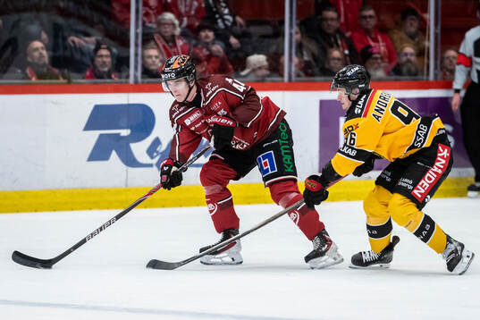 Örebros Melvin Fernström och Luleås Pontus Andreasson