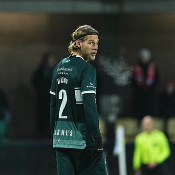 SILKEBORG, DANMARK - 21. NOVEMBER 2025: Felix Beijmo AGF