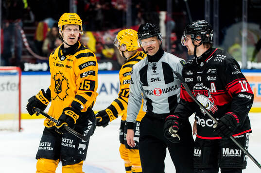 Skellefteås Lars Bryggman och Malmö Redhawks Johan