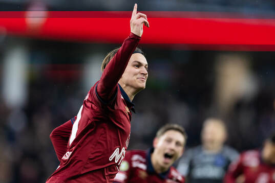 Örgrytes Noah Christoffersson jublar