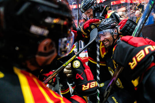 Brynäs Anton Rödin jublar