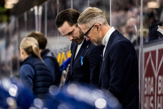 Leksands assisterande tränare Niklas Persson och tränare