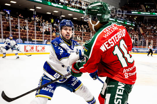 Leksands Fred Nilsson och Frölundas Max Westergård