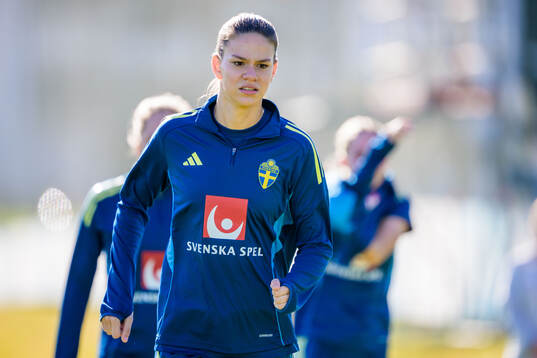 Bella Andersson of the women's national football team of