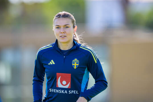 Beata Olsson of the women's national football team of