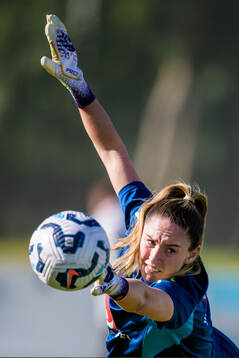 Goalkeeper Moa Öhman of the women's national football team