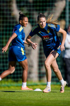 Bella Andersson of the women's national football team of