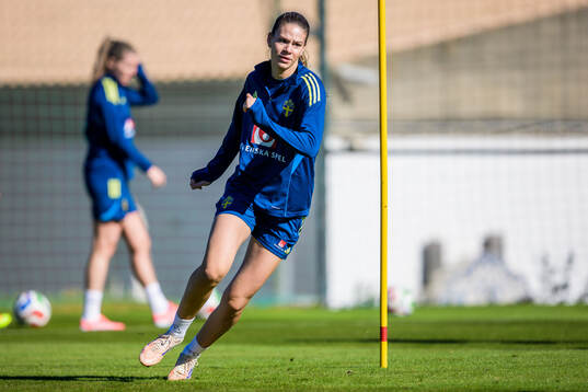 Bella Andersson of the women's national football team of