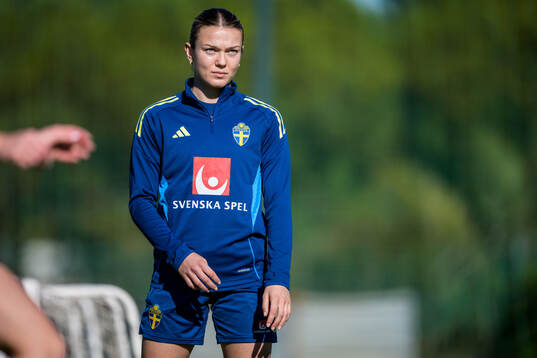 Beata Olsson of the women's national football team of