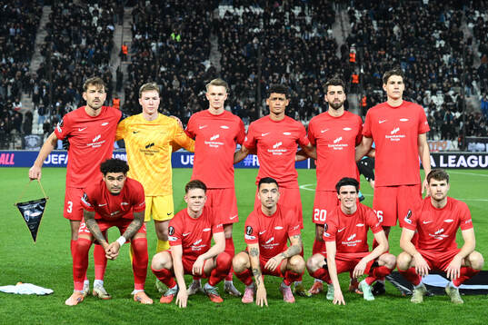 The starting eleven of Brann