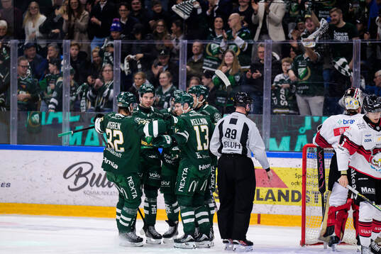 Färjestads Magnus Nygren, Viktor Lodin f22<och Joel