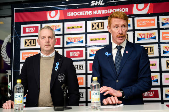 Malmö Redhawks assisterande tränare Jens Nielsen och