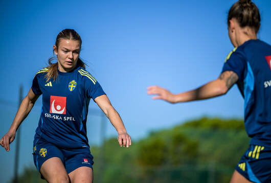 Beata Olsson of the women's national football team of