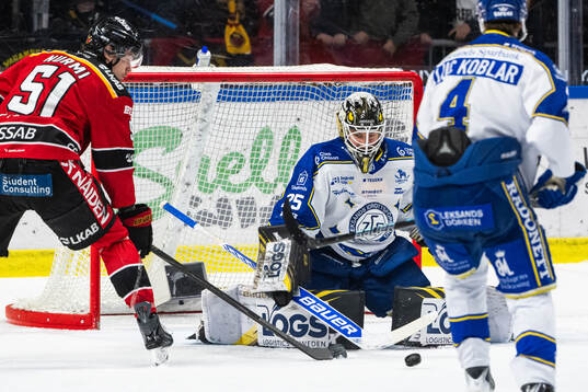 Leksands målvakt Robin Christoffersson