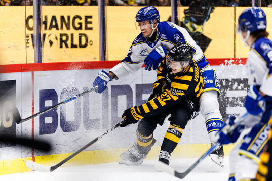 Leksands Jon Knuts och Skellefteås Oskar Vuollet