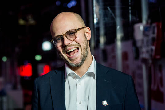 Malmö Redhawks sportchef Oscar Alsenfelt