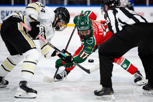 SDEs Tereza Pistekova tekar mot Frölundas Sofie Lundin