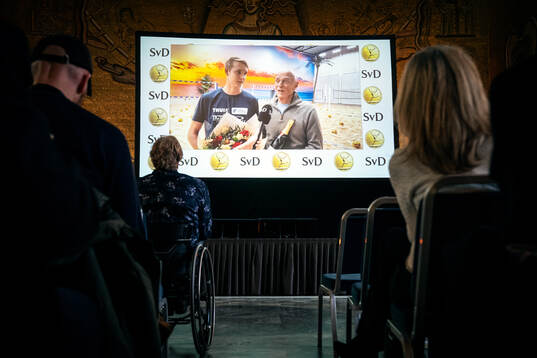 Pressträff när Svenska Dagbladets Bragdguld delas ut till