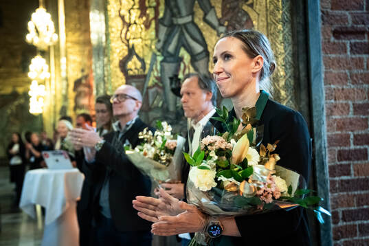 Pressträff när Svenska Dagbladets Bragdguld delas ut till