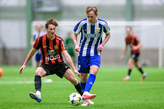 Brommapojkarnas Atle Wahlund och Sebastian Hindstam