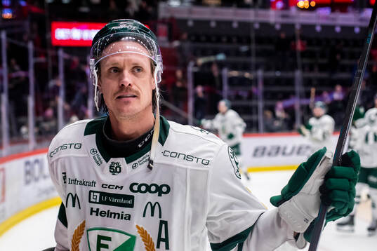 Färjestads Magnus Nygren jublar
