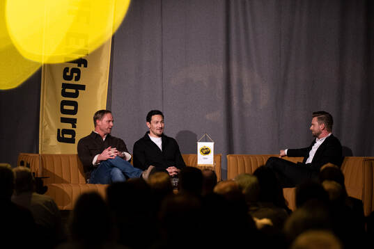 Johan Sjöberg och Stefan Ishizaki från Elfsborgs