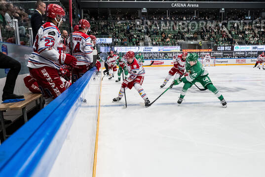 Timrås Ludvig Levinsson och Rögles Isac Solberg