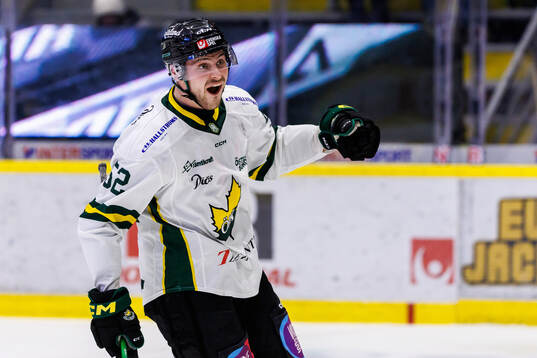 Östersunds Fredric Jansson jublar