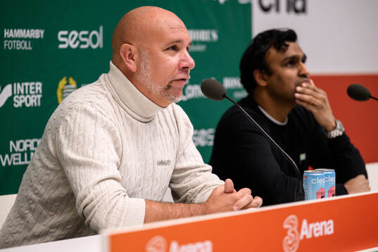 Hammarbys sportchef Mikael Hjelmberg