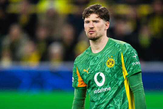 Goalkeeper Gregor Kobel of Borussia Dortmund