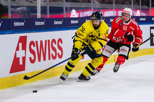 Lukas Bengtsson of Sweden and Dario Rohrbach of Switzerland