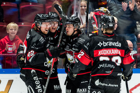 Malmö Redhawks Fredrik Händemark jublar