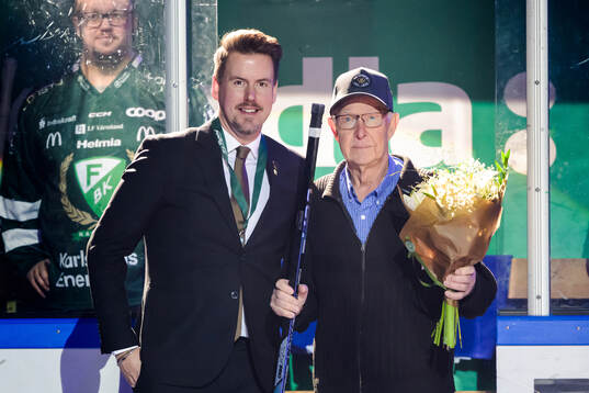 Erik Grönberg, hållbarhetsansvarig Färjestad BK och