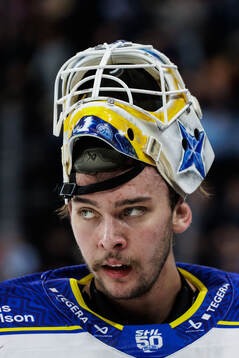 Leksands målvakt Marcus Gidlöf