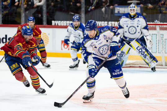 Djurgårdens Jacob Josefson och Leksands Wiktor Nilsson
