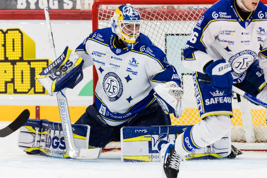 Leksands målvakt Marcus Gidlöf