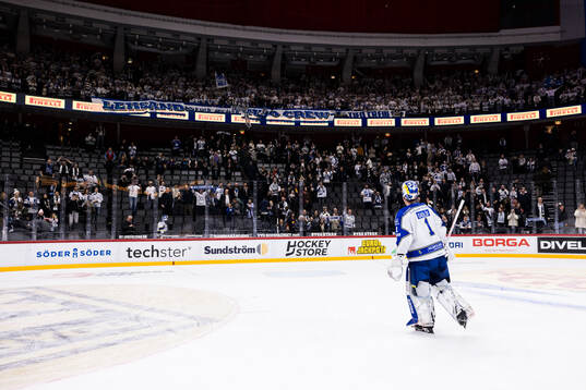 Leksands målvakt Marcus Gidlöf