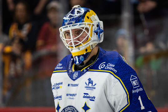 Leksands målvakt Marcus Gidlöf